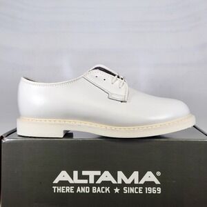 Altama O2 Oxford Women Size 8 White Leather Slip Resistant Uniform Shoes